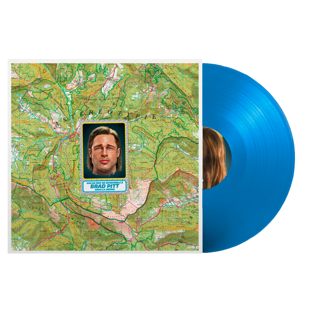 VINYLE BLEU - AUCUN MEC NE RESSEMBLE À BRAD PITT DANS LA DRÔME