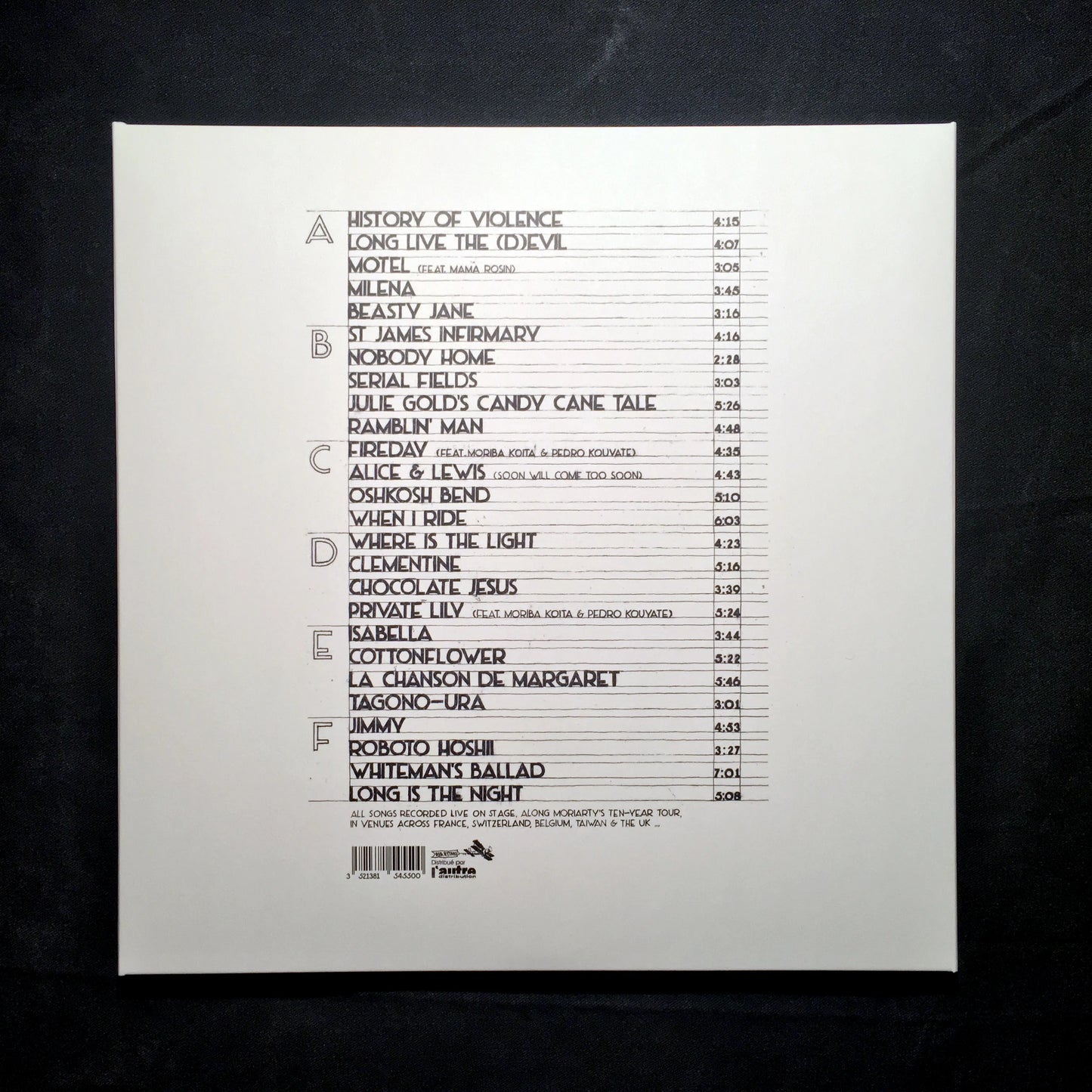 TRIPLE VINYLES - ECHOES FROM THE BORDERLINE